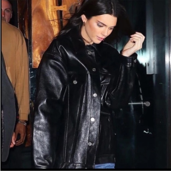 Maxima for Neiman Marcus Lambs Leather Coat in Black - Picture 11 of 16